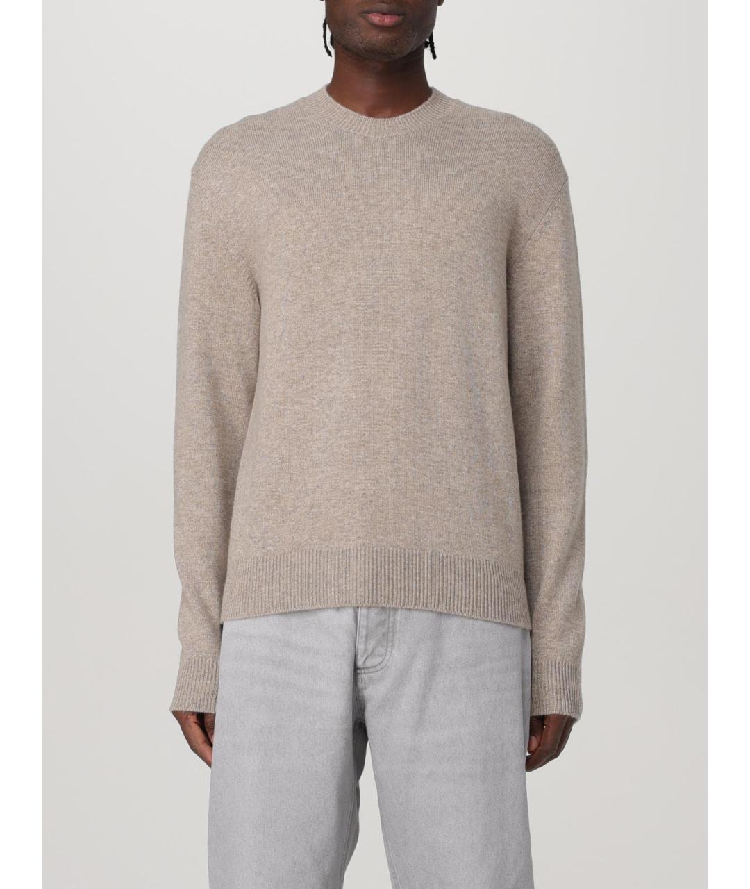 BOTTEGA VENETA Бежевый кашемировый джемпер / свитер, фото 2