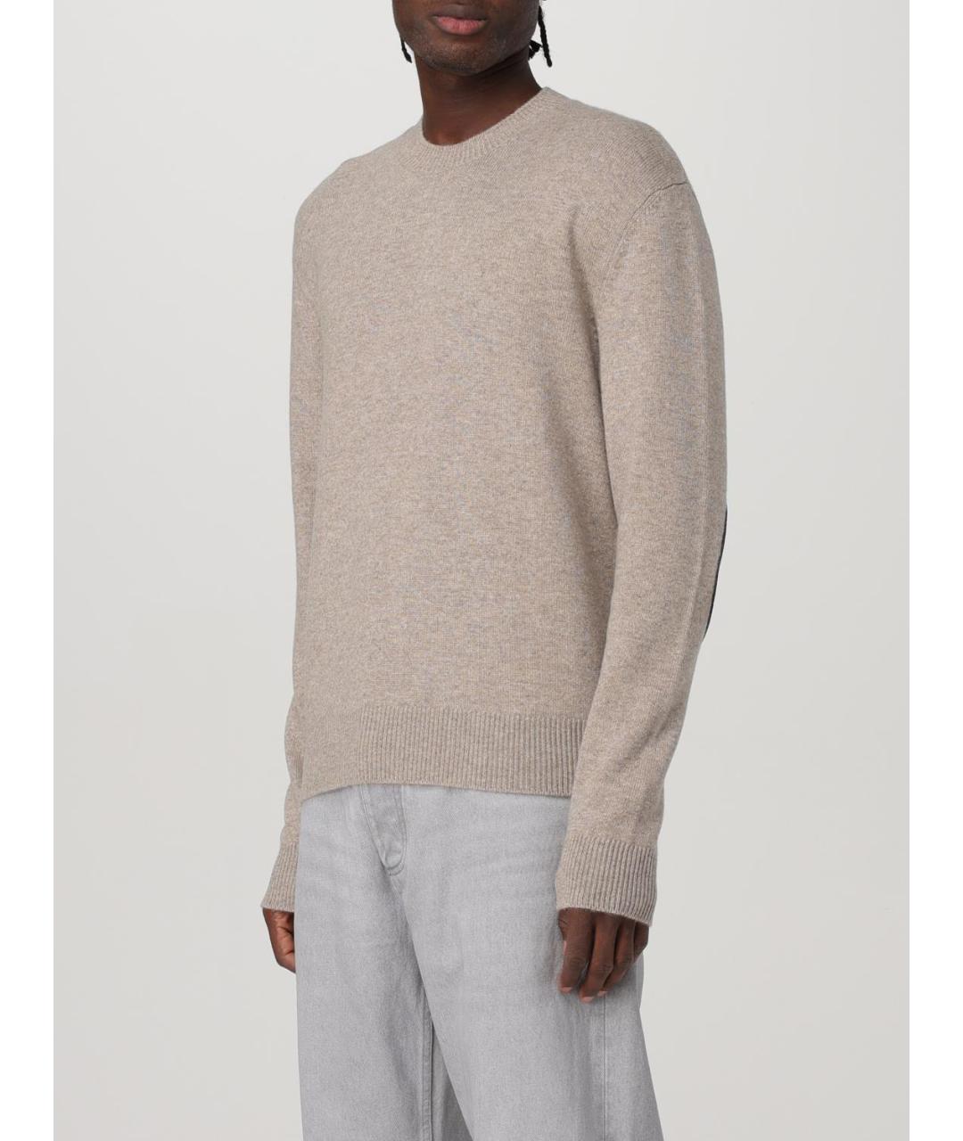BOTTEGA VENETA Бежевый кашемировый джемпер / свитер, фото 5