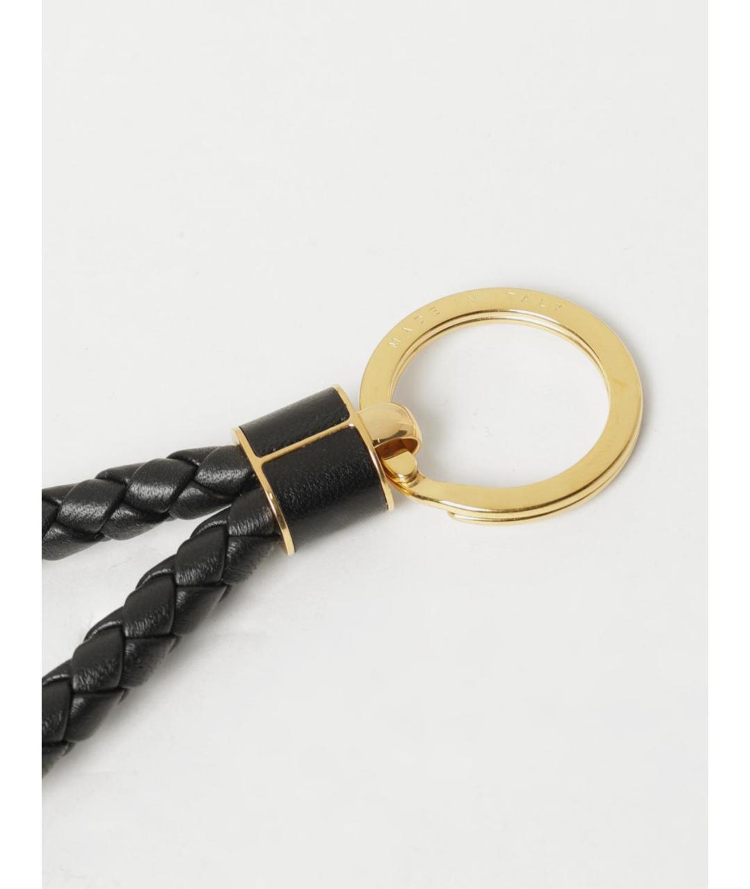 BOTTEGA VENETA Черный брелок, фото 2