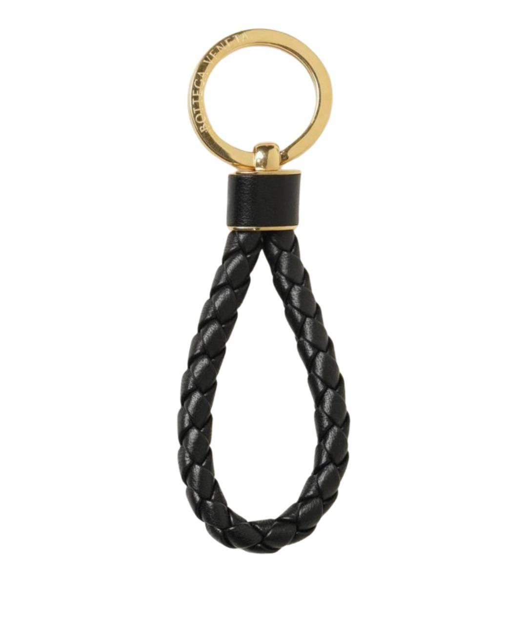 BOTTEGA VENETA Черный брелок, фото 1