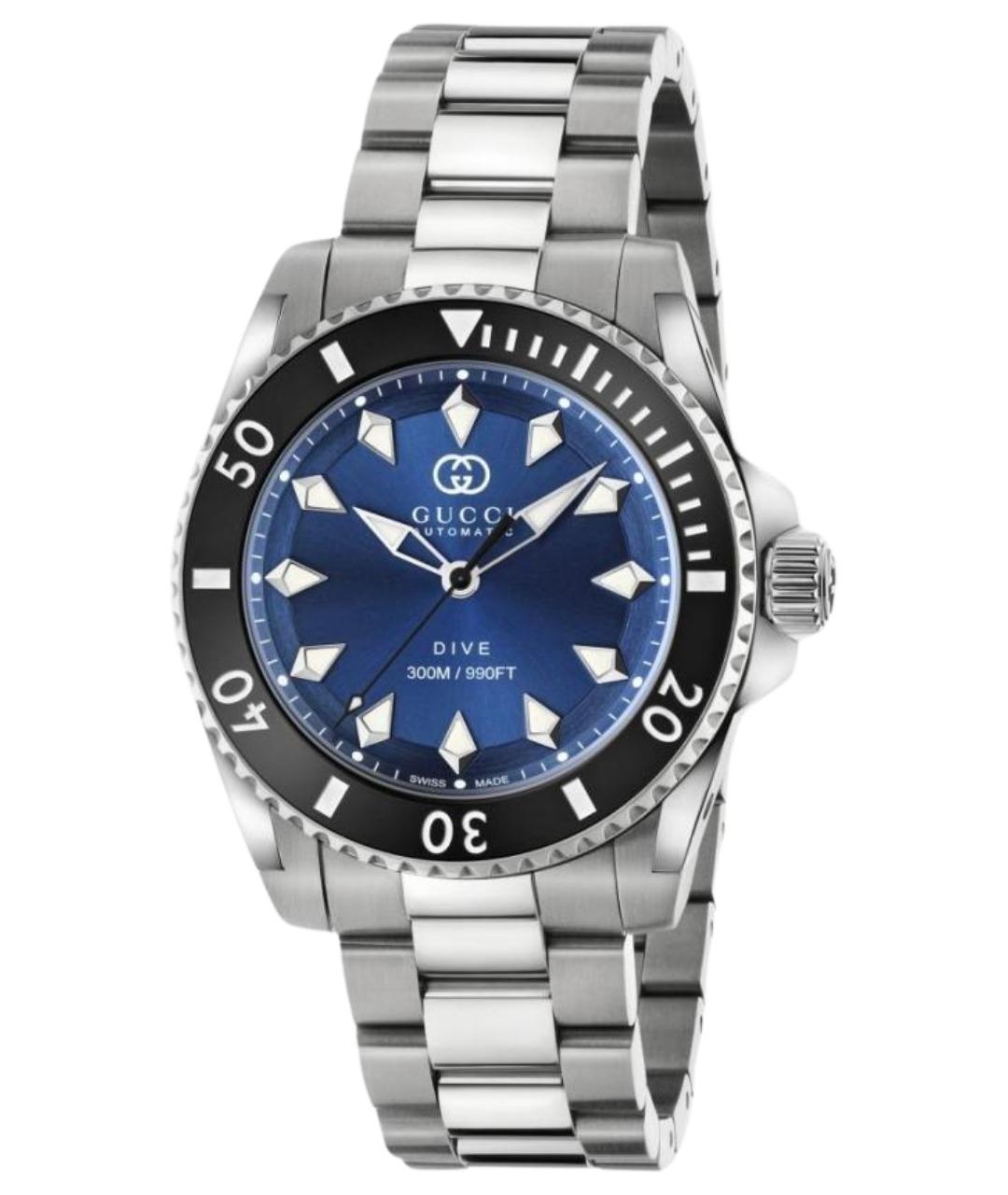 GUCCI Серебряные часы, фото 1