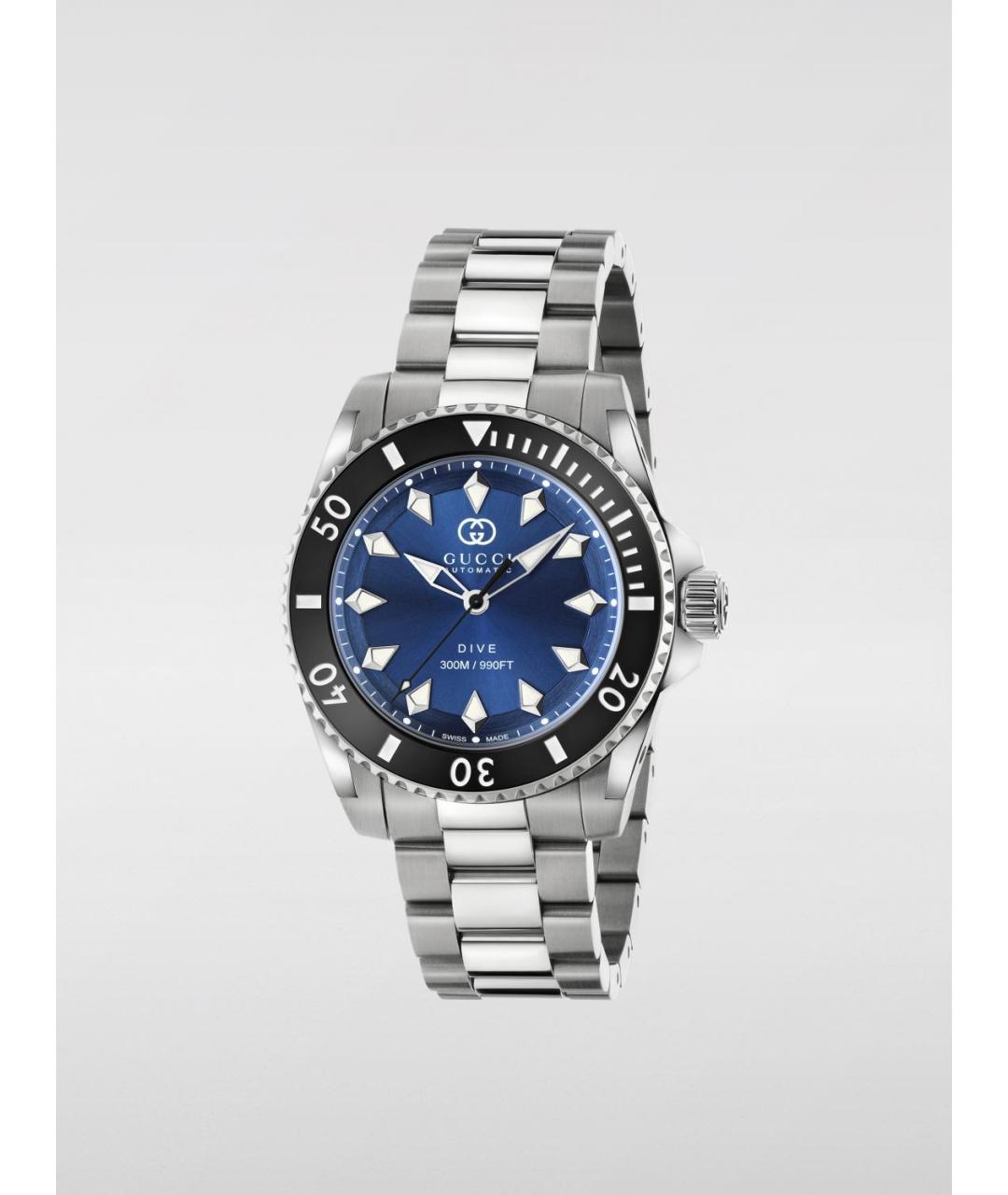 GUCCI Серебряные часы, фото 3