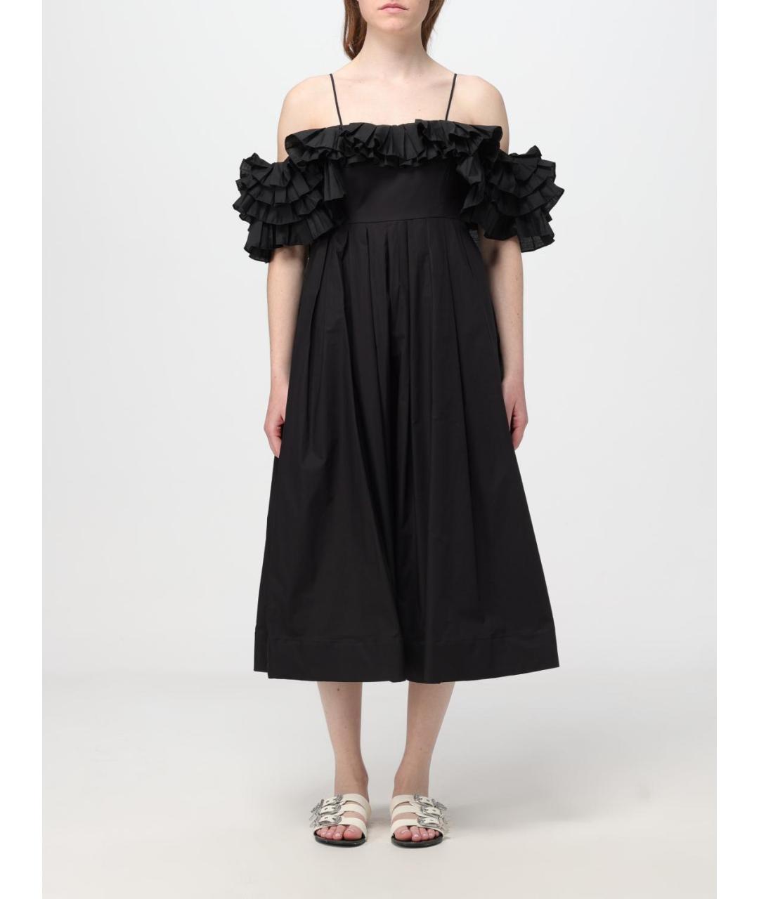 MEIMEIJ Черное хлопковое платье, фото 4