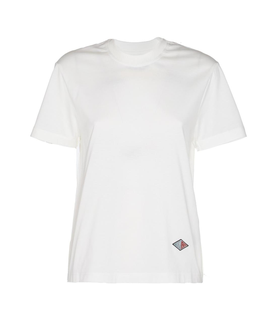 BOTTEGA VENETA Белая хлопковая футболка, фото 1