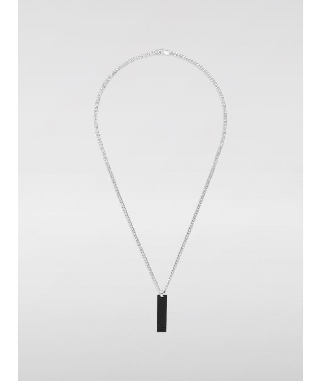 GUCCI Серебряная металлическая подвеска, фото 2