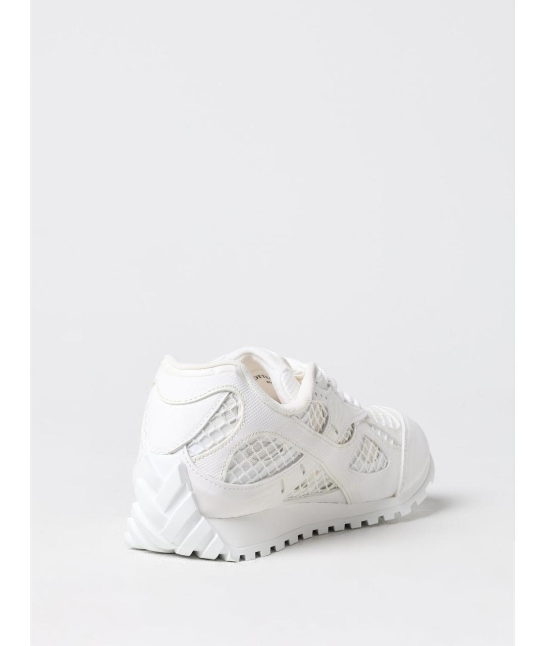 BOTTEGA VENETA Белые текстильные кроссовки, фото 3