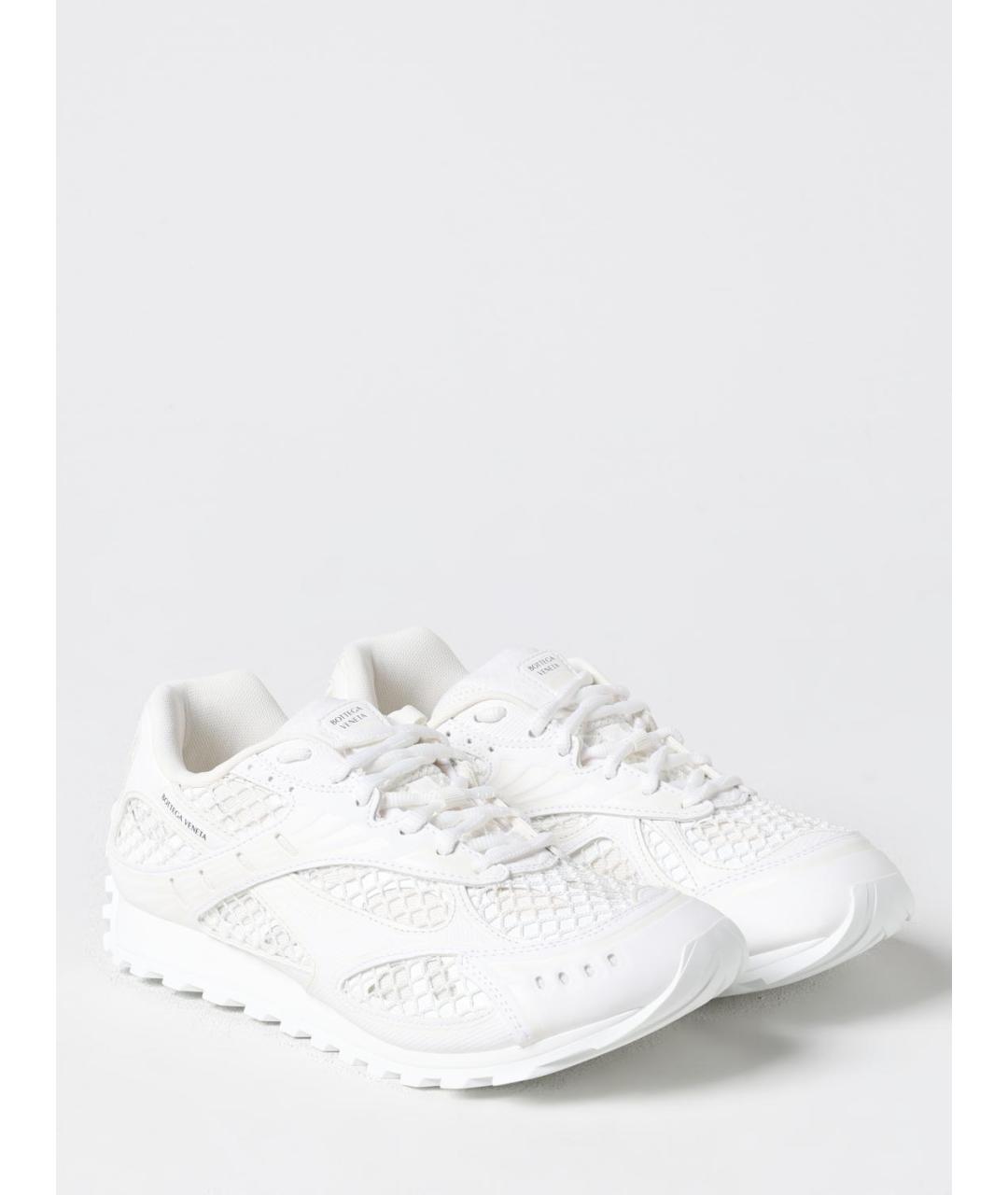 BOTTEGA VENETA Белые текстильные кроссовки, фото 2