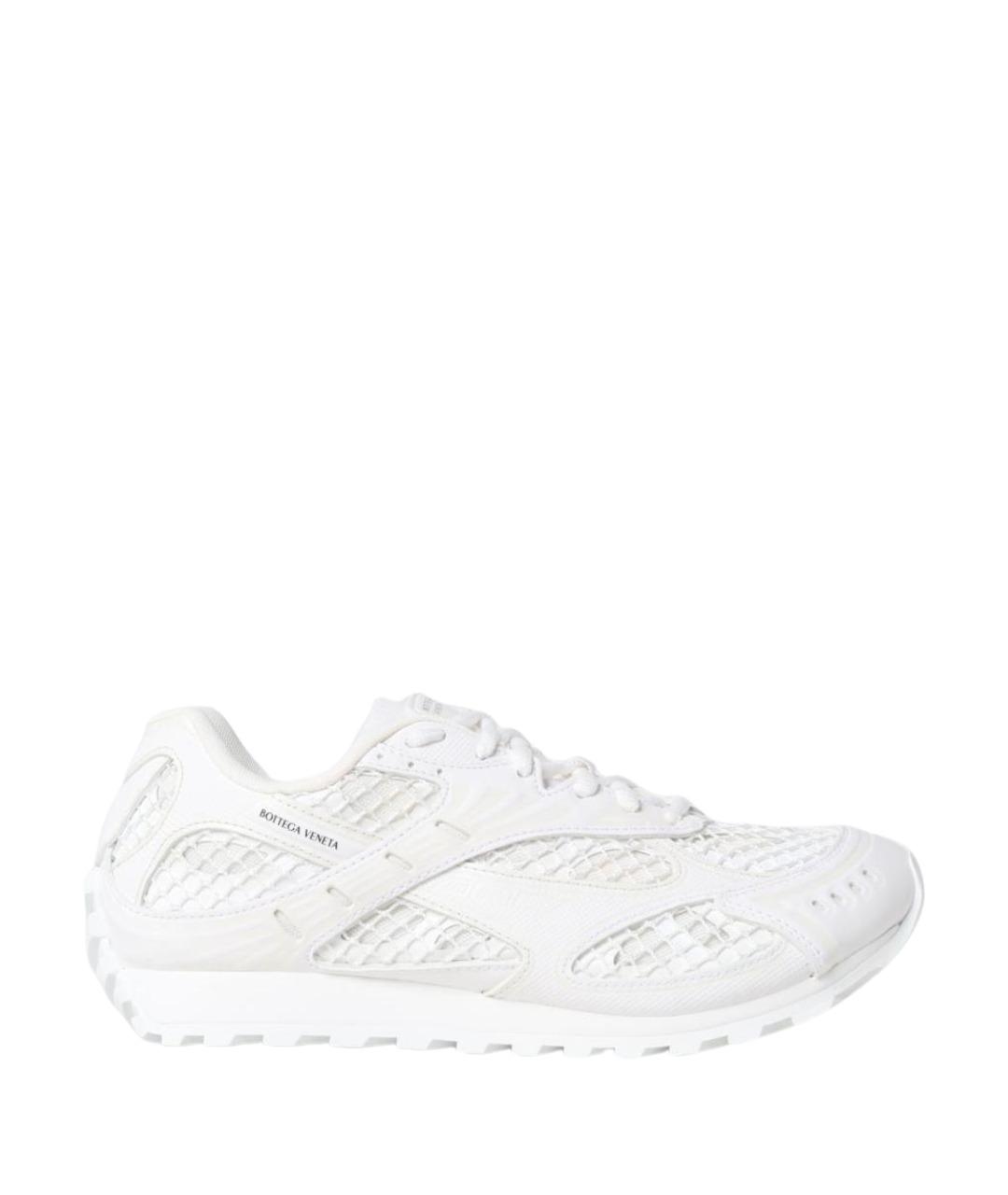 BOTTEGA VENETA Белые текстильные кроссовки, фото 1