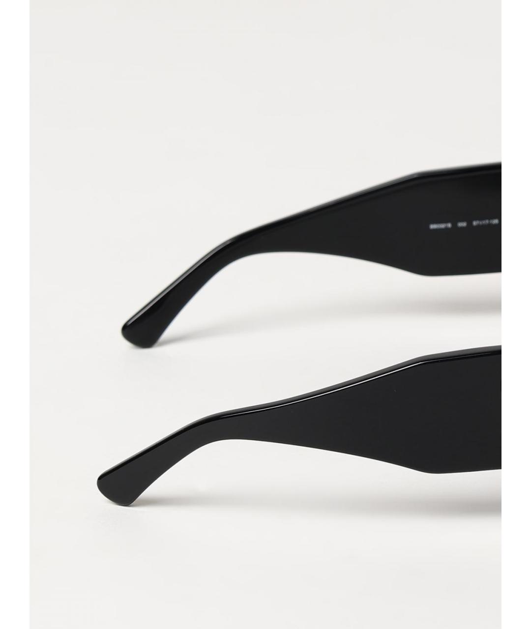 BALENCIAGA Черные пластиковые солнцезащитные очки, фото 5