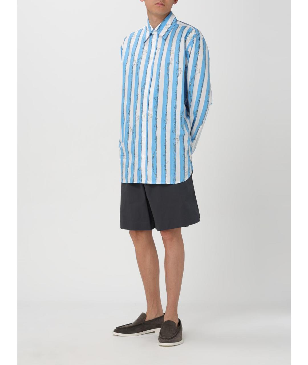 BOTTEGA VENETA Серые хлопковые шорты, фото 2