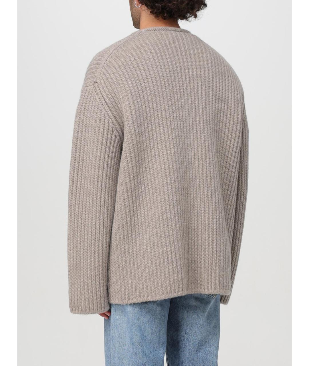 BOTTEGA VENETA Бежевый шерстяной кардиган, фото 4