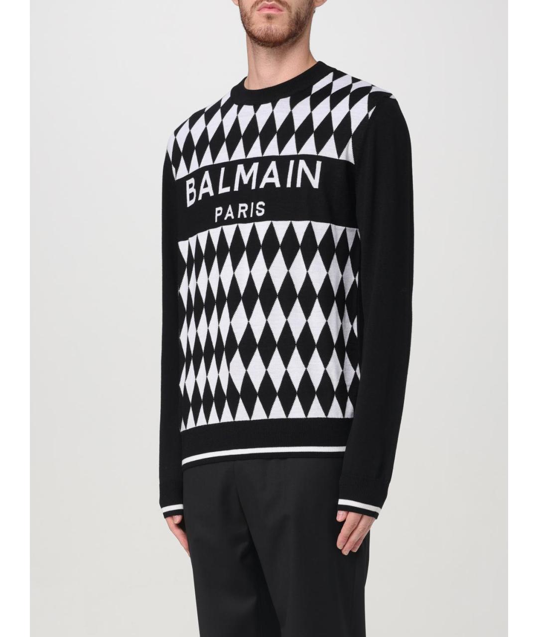 BALMAIN Мульти шерстяной джемпер / свитер, фото 5