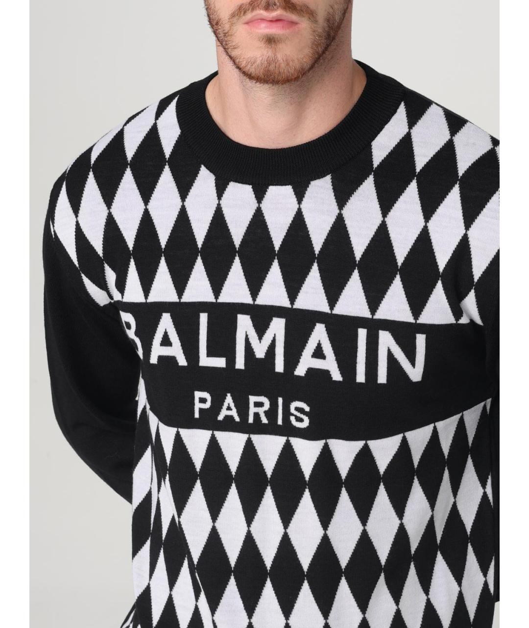 BALMAIN Мульти шерстяной джемпер / свитер, фото 6