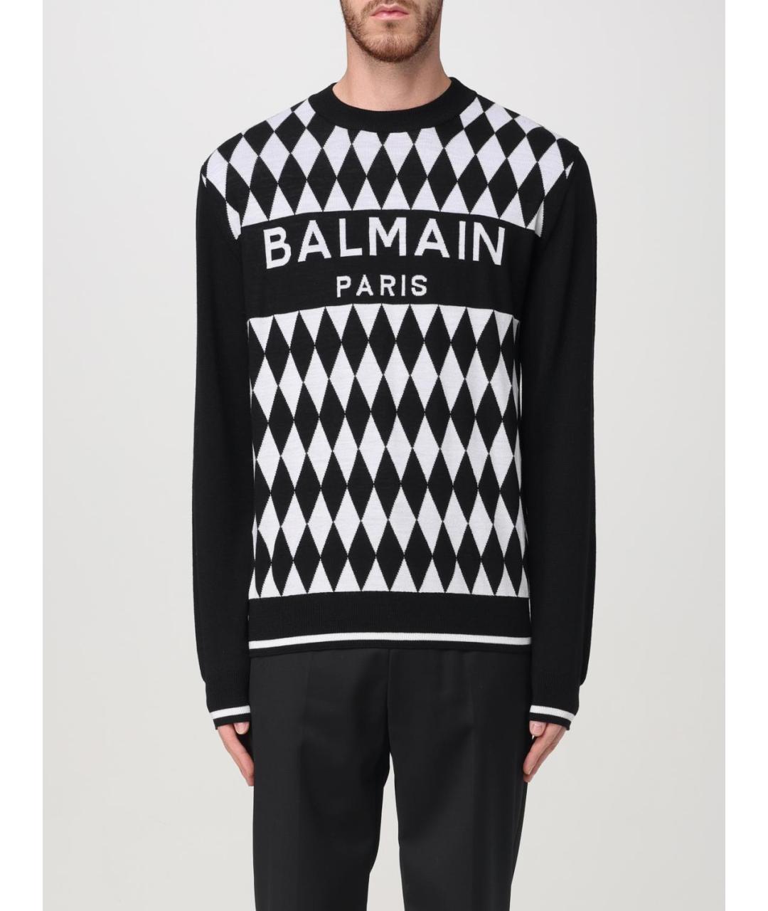 BALMAIN Мульти шерстяной джемпер / свитер, фото 2