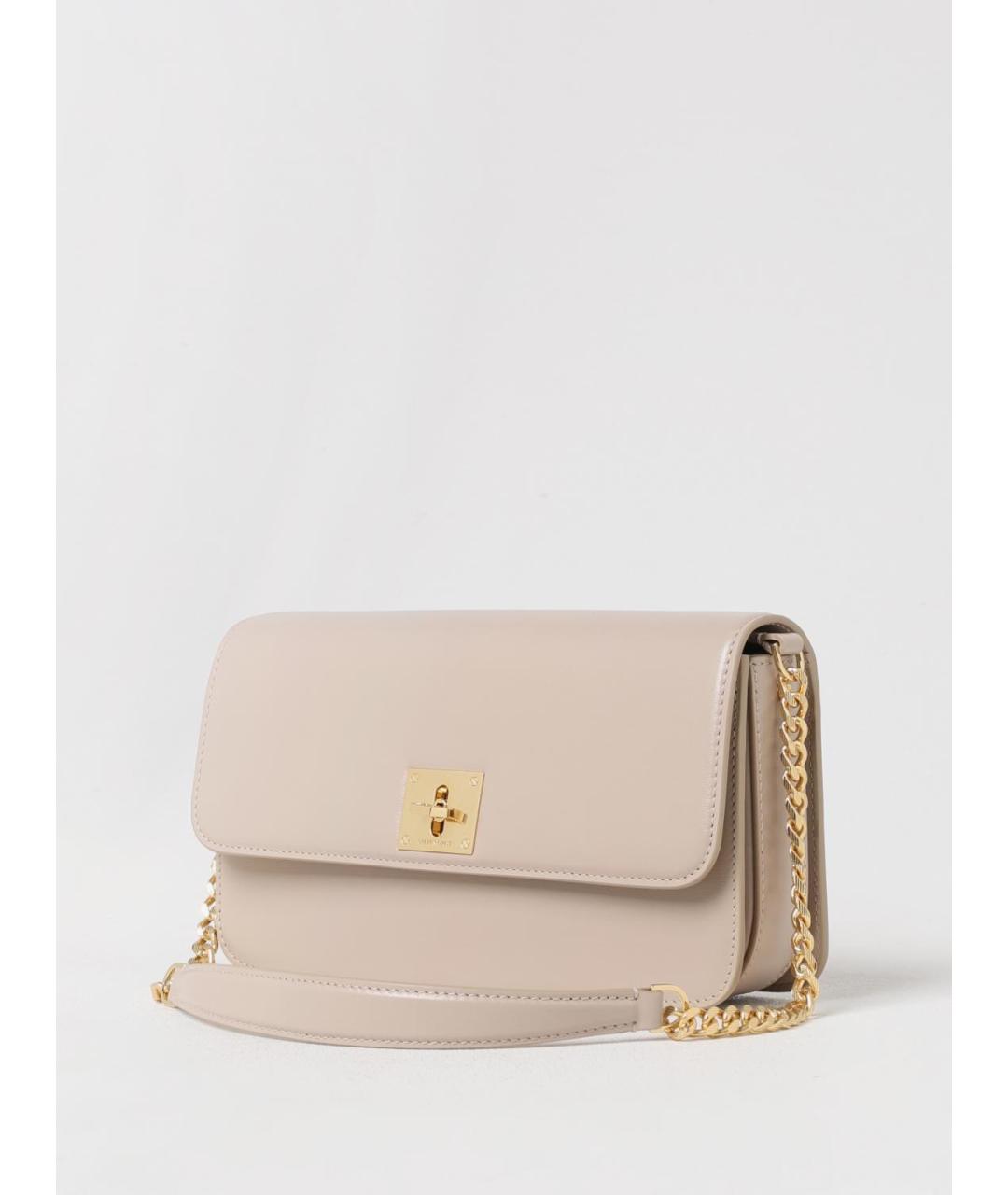 GOLDEN GOOSE DELUXE BRAND Бежевая кожаная сумка через плечо, фото 4