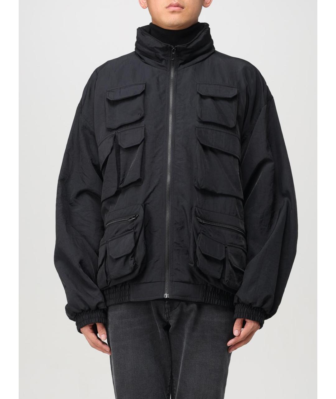 GOLDEN GOOSE DELUXE BRAND Черная полиамидовая куртка, фото 5