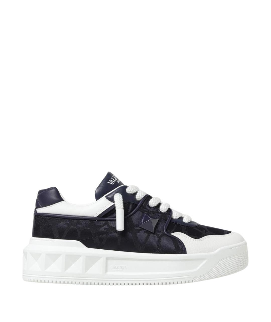 VALENTINO Мульти текстильные низкие кроссовки / кеды, фото 1