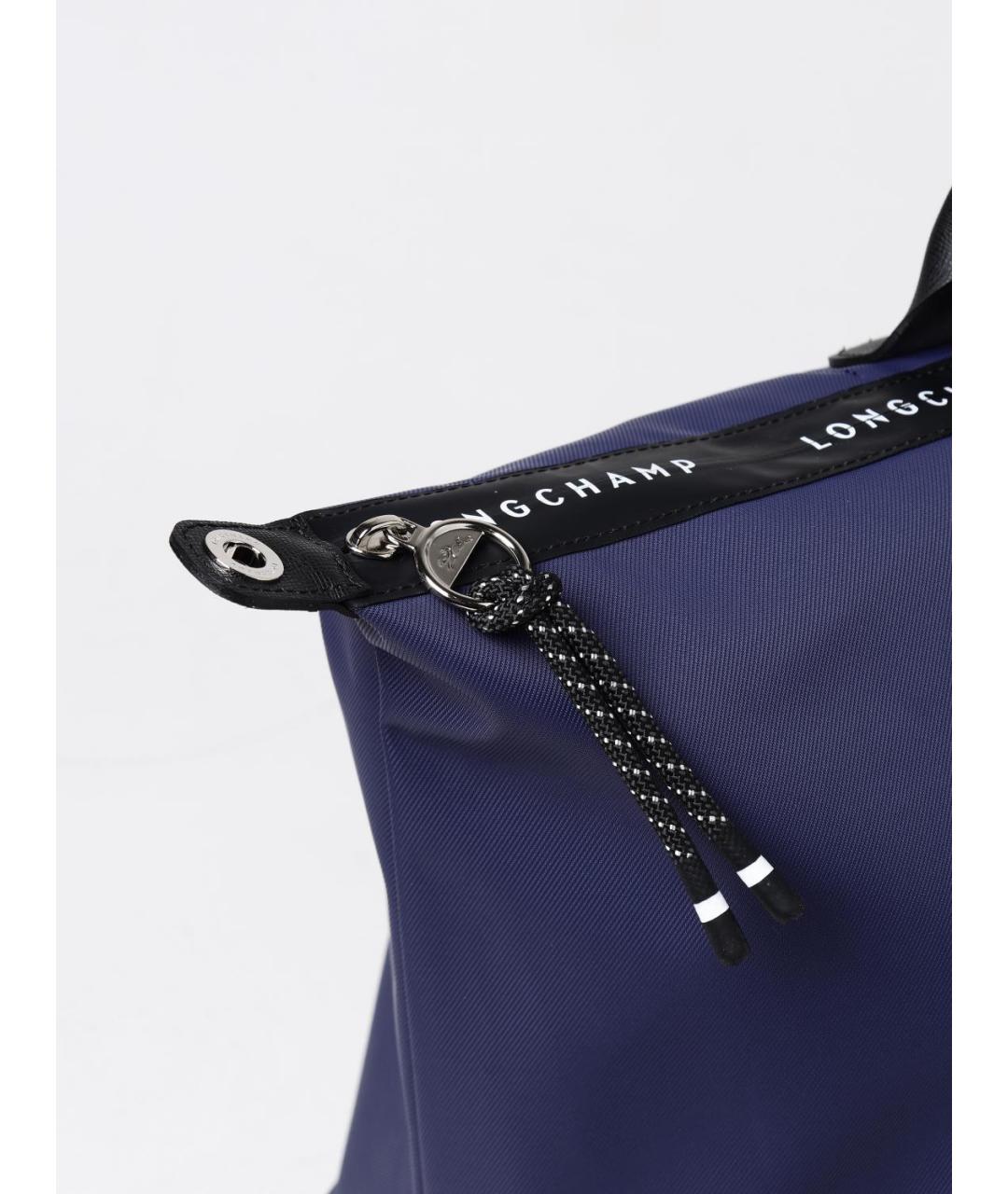 LONGCHAMP Синяя синтетическая дорожная/спортивная сумка, фото 3