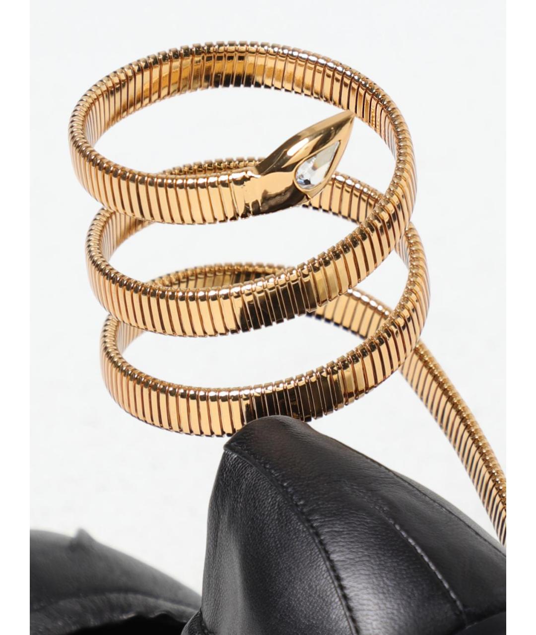 RENE CAOVILLA Черные кожаные балетки, фото 4