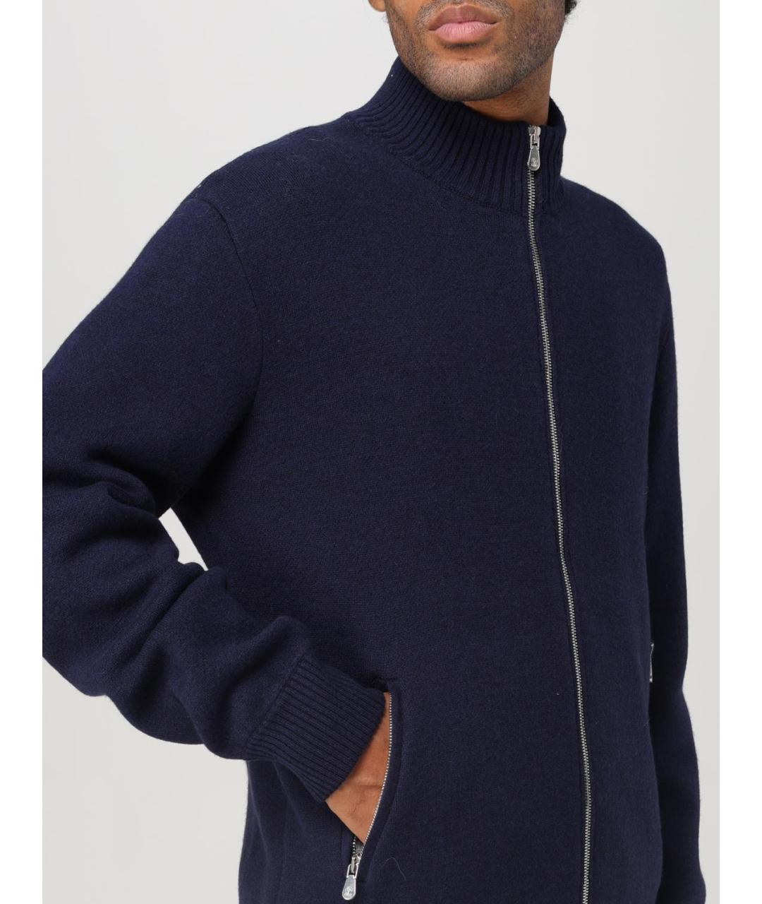 BRUNELLO CUCINELLI Темно-синий кардиган, фото 5