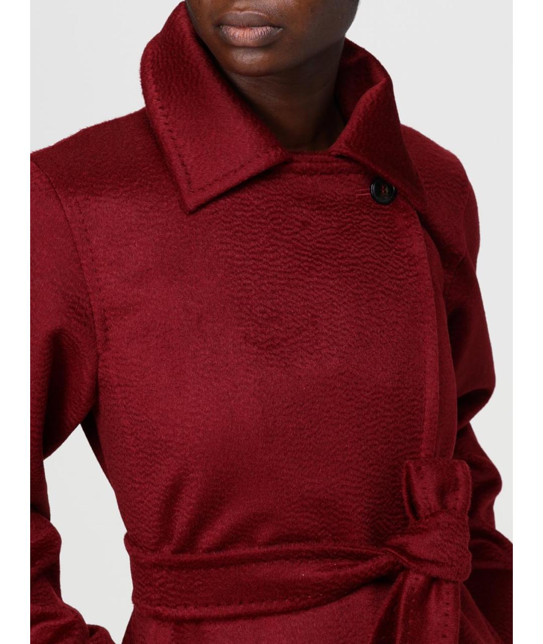 MAX MARA Красное шерстяное пальто, фото 5