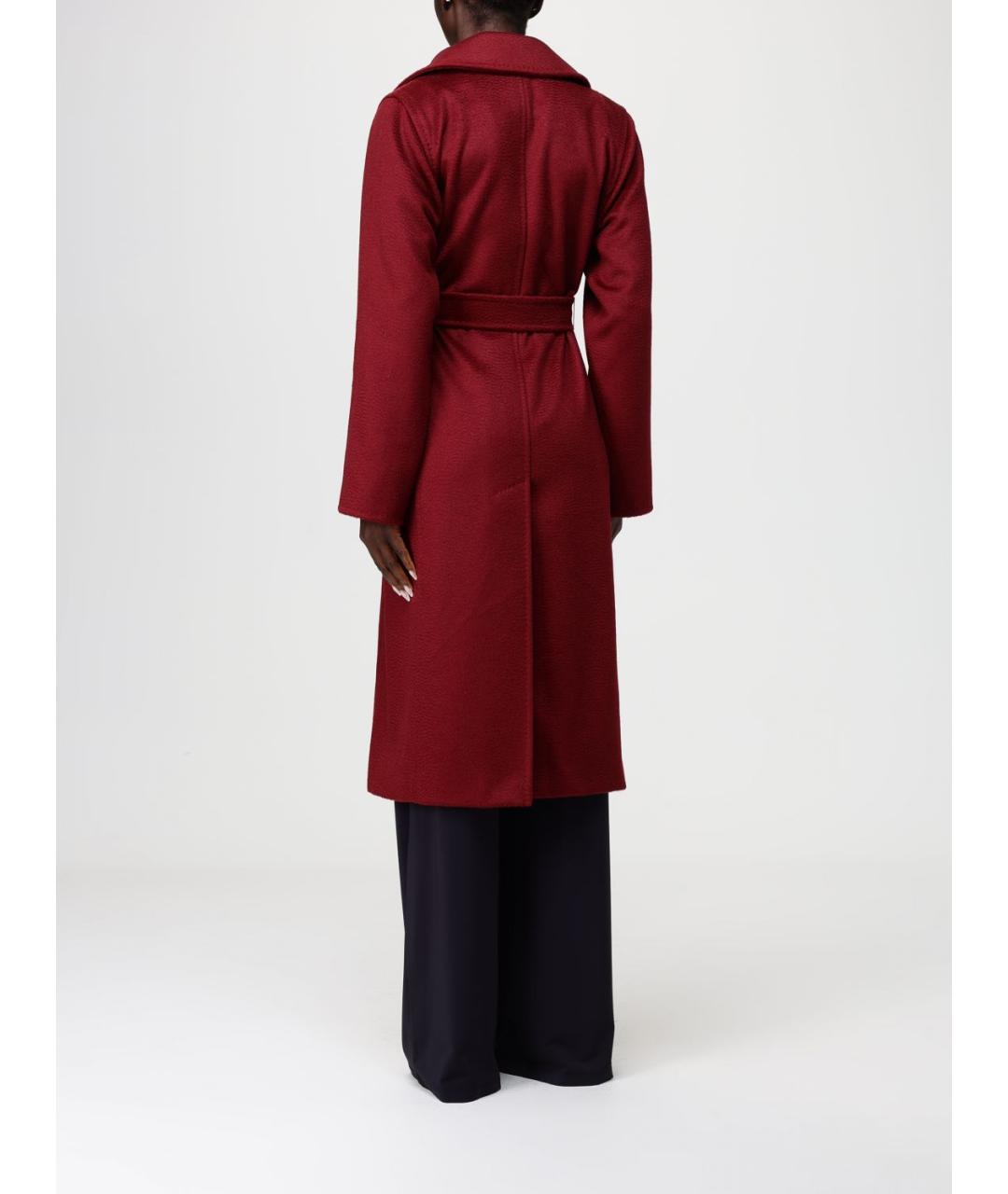 MAX MARA Красное шерстяное пальто, фото 3