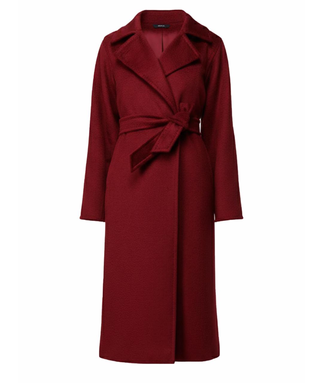 MAX MARA Красное шерстяное пальто, фото 1