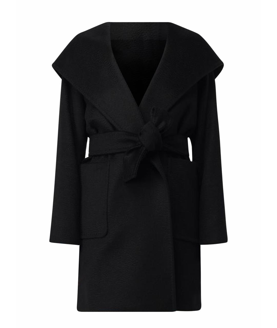 MAX MARA Черное шерстяное пальто, фото 1