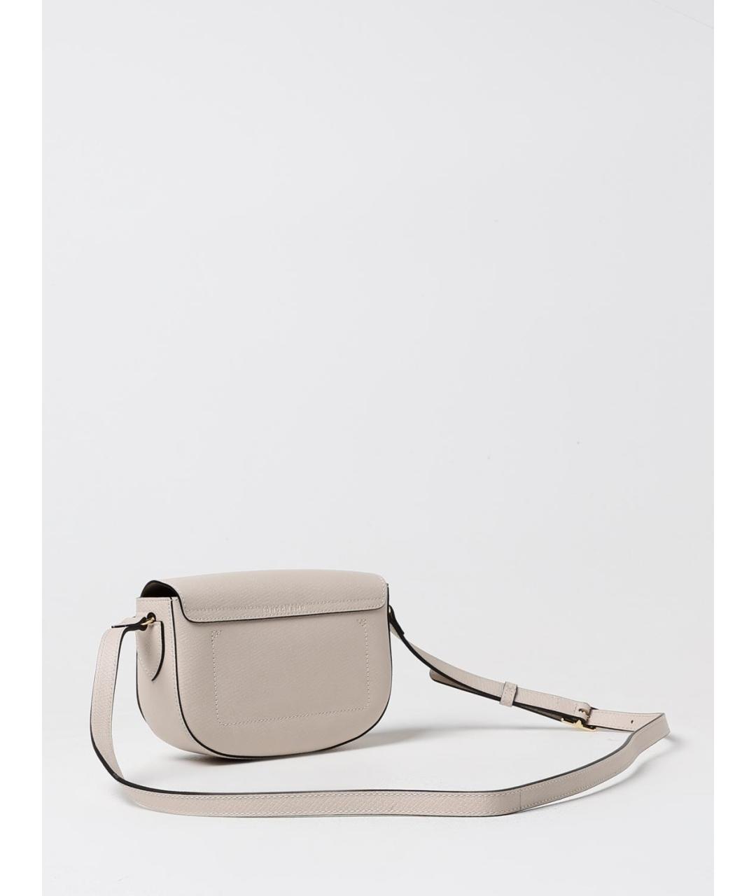 LONGCHAMP Бежевая кожаная сумка через плечо, фото 2