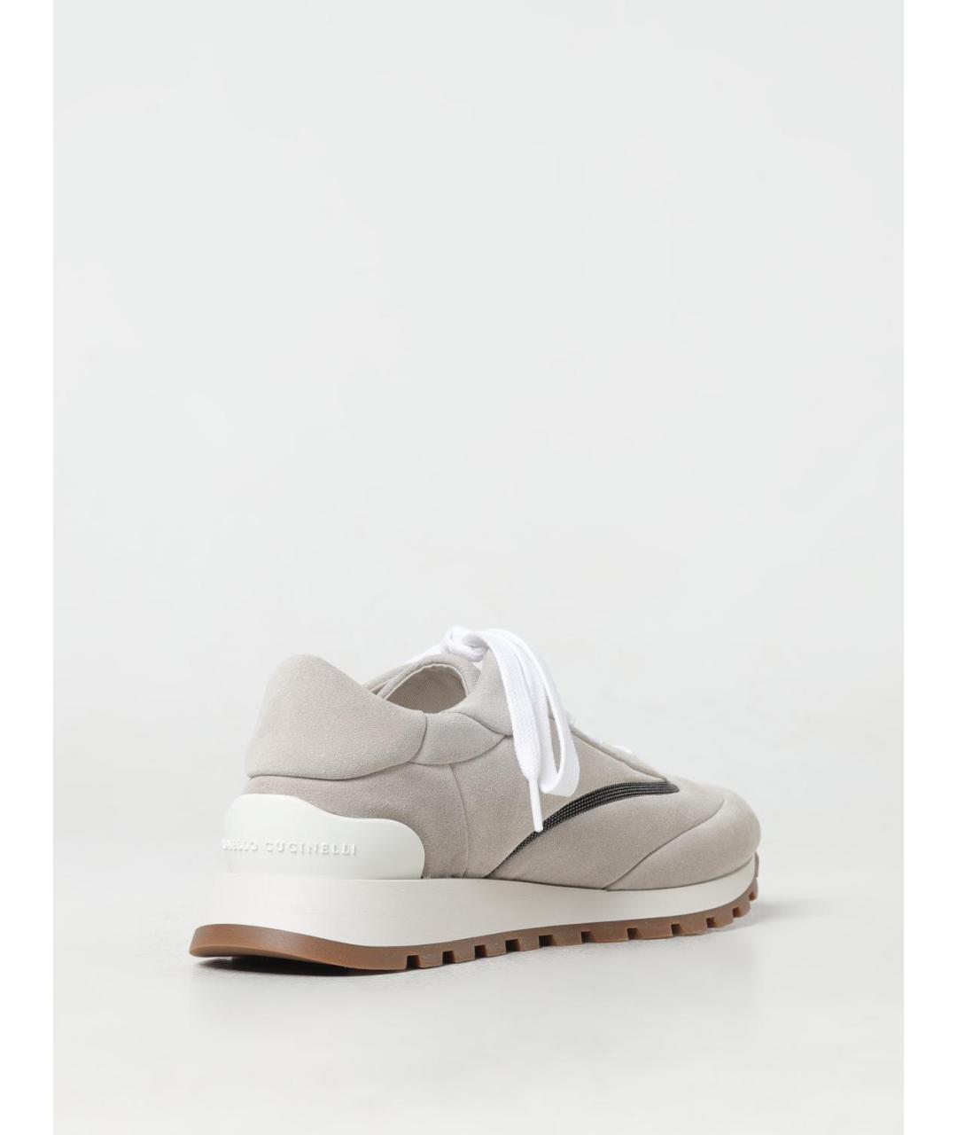BRUNELLO CUCINELLI Мульти замшевые кроссовки, фото 3