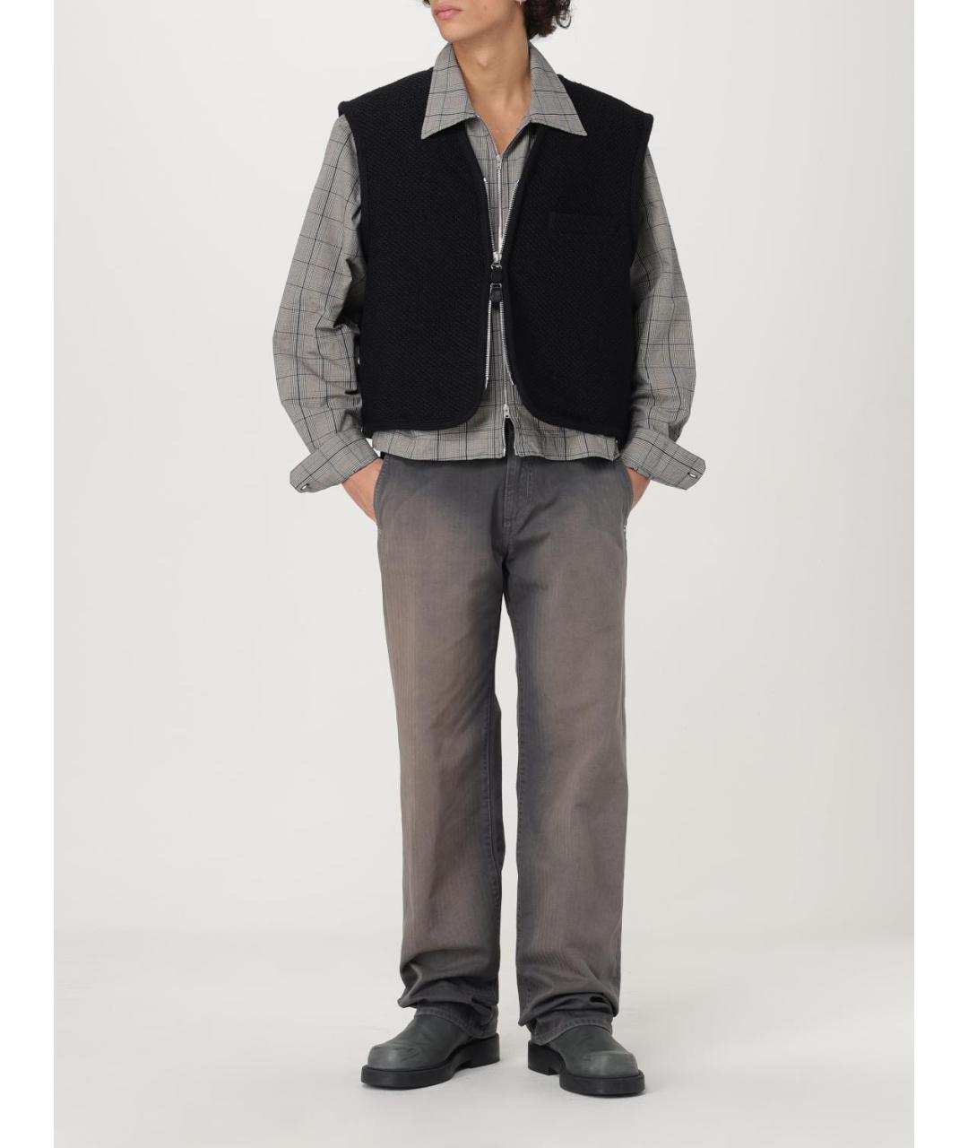 OUR LEGACY Серая хлопковая кэжуал рубашка, фото 2