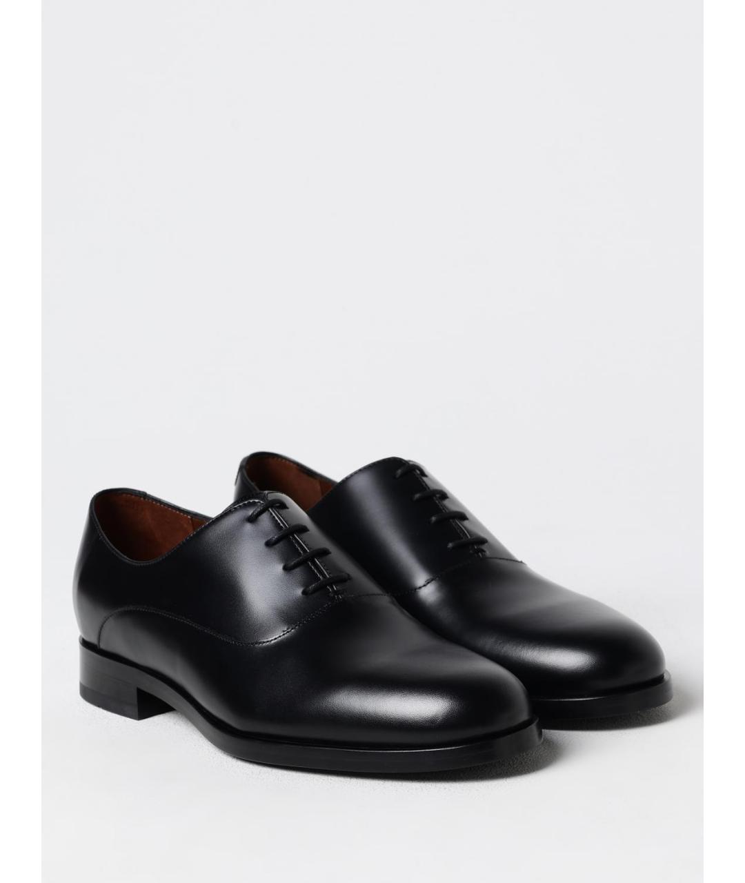 VALENTINO Черные кожаные туфли, фото 2