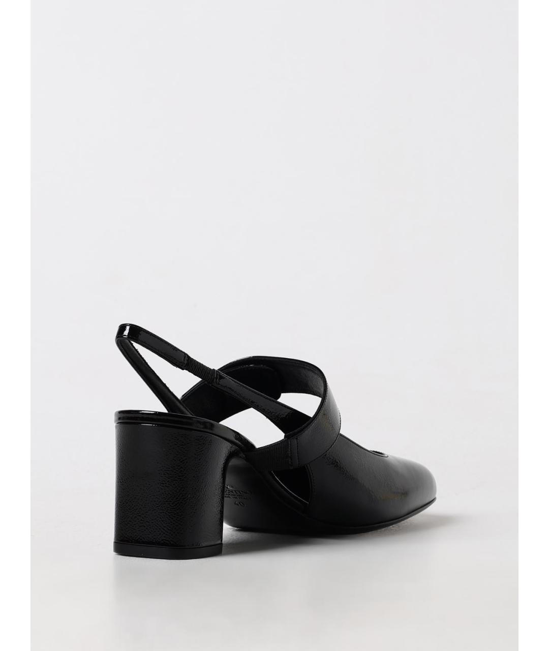 VALENTINO Черные кожаные туфли, фото 3