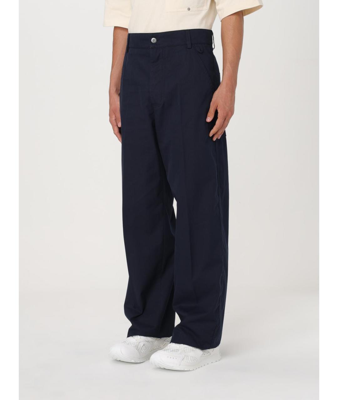 BOTTEGA VENETA Синие повседневные брюки, фото 4