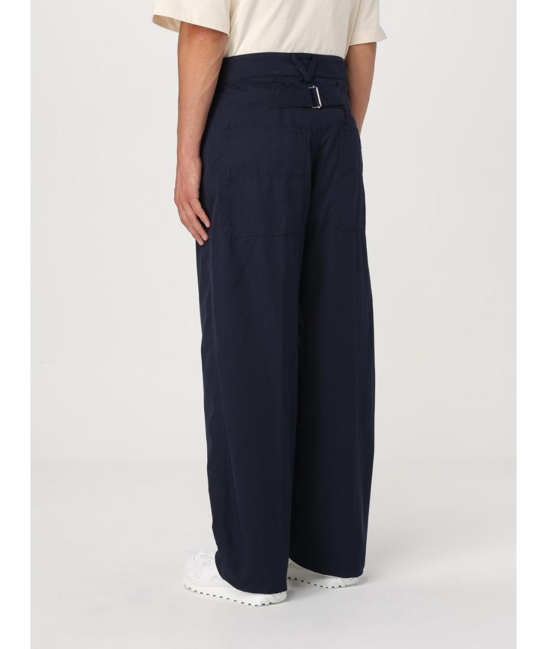 BOTTEGA VENETA Синие повседневные брюки, фото 3