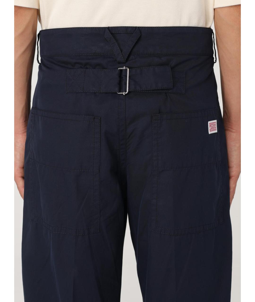 BOTTEGA VENETA Синие повседневные брюки, фото 5