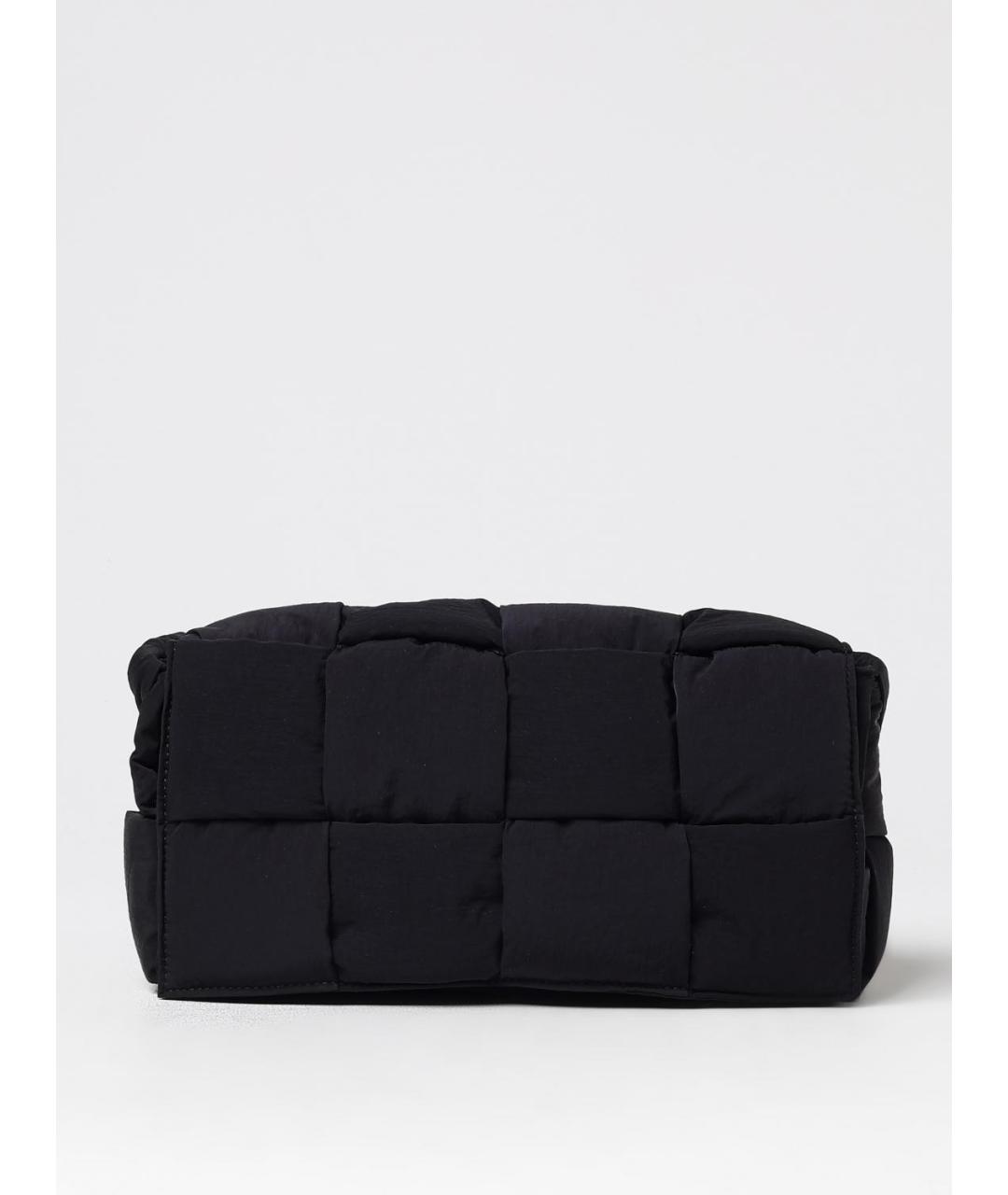 BOTTEGA VENETA Черная синтетическая сумка на плечо, фото 6