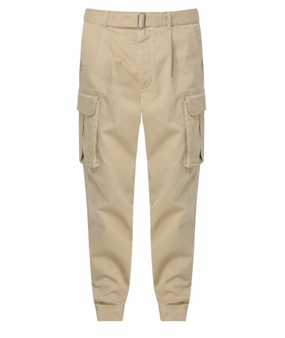 DSQUARED2 Бежевые хлопковые повседневные брюки, фото 1