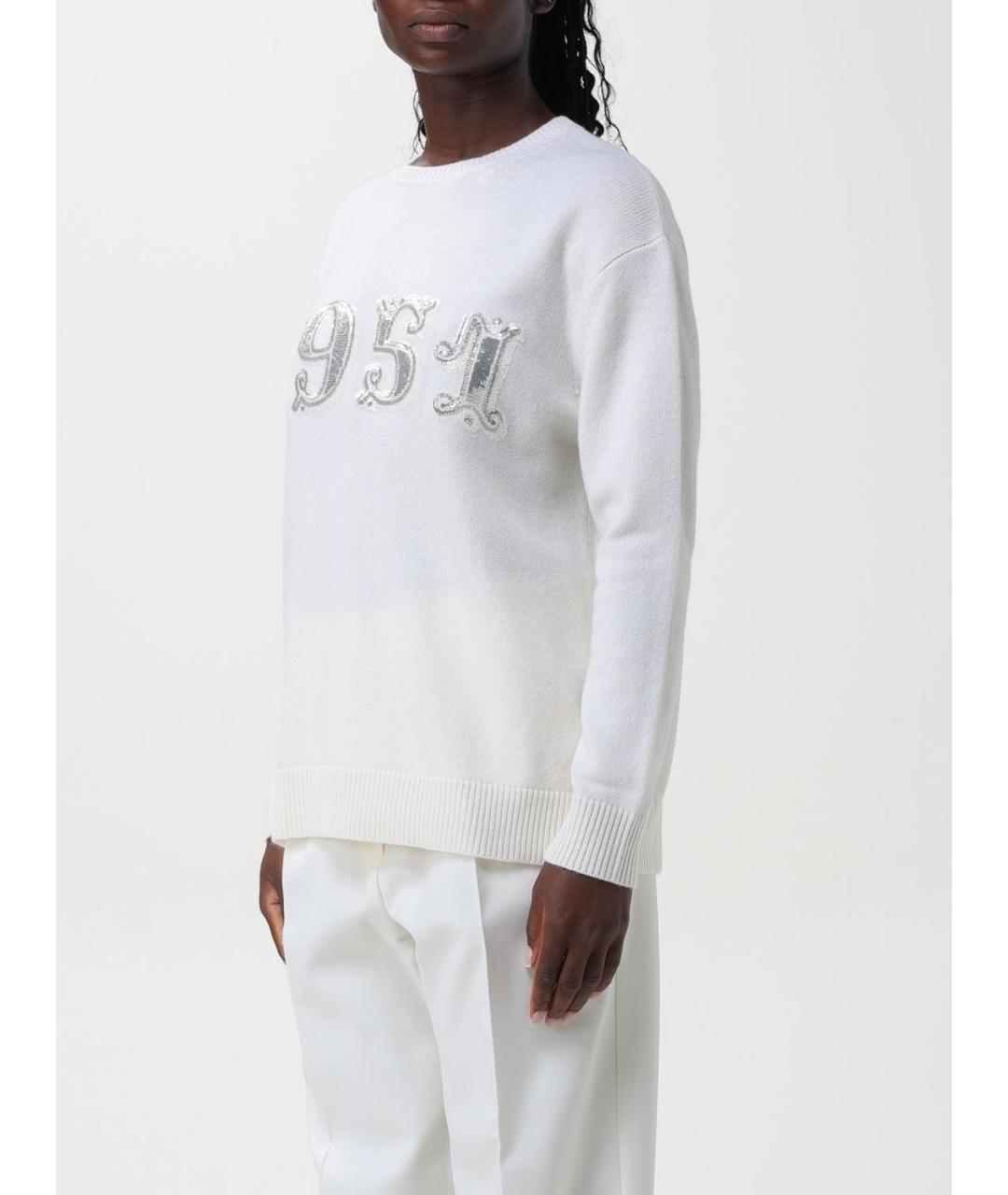 MAX MARA Бежевый шерстяной джемпер / свитер, фото 5