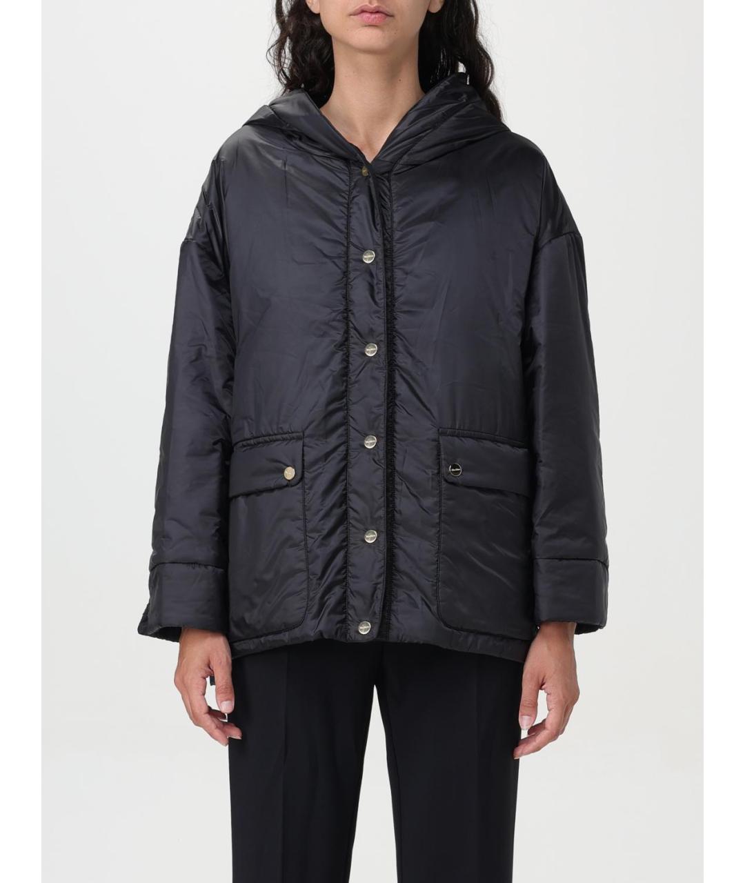 MAX MARA Черная полиэстеровая куртка, фото 2
