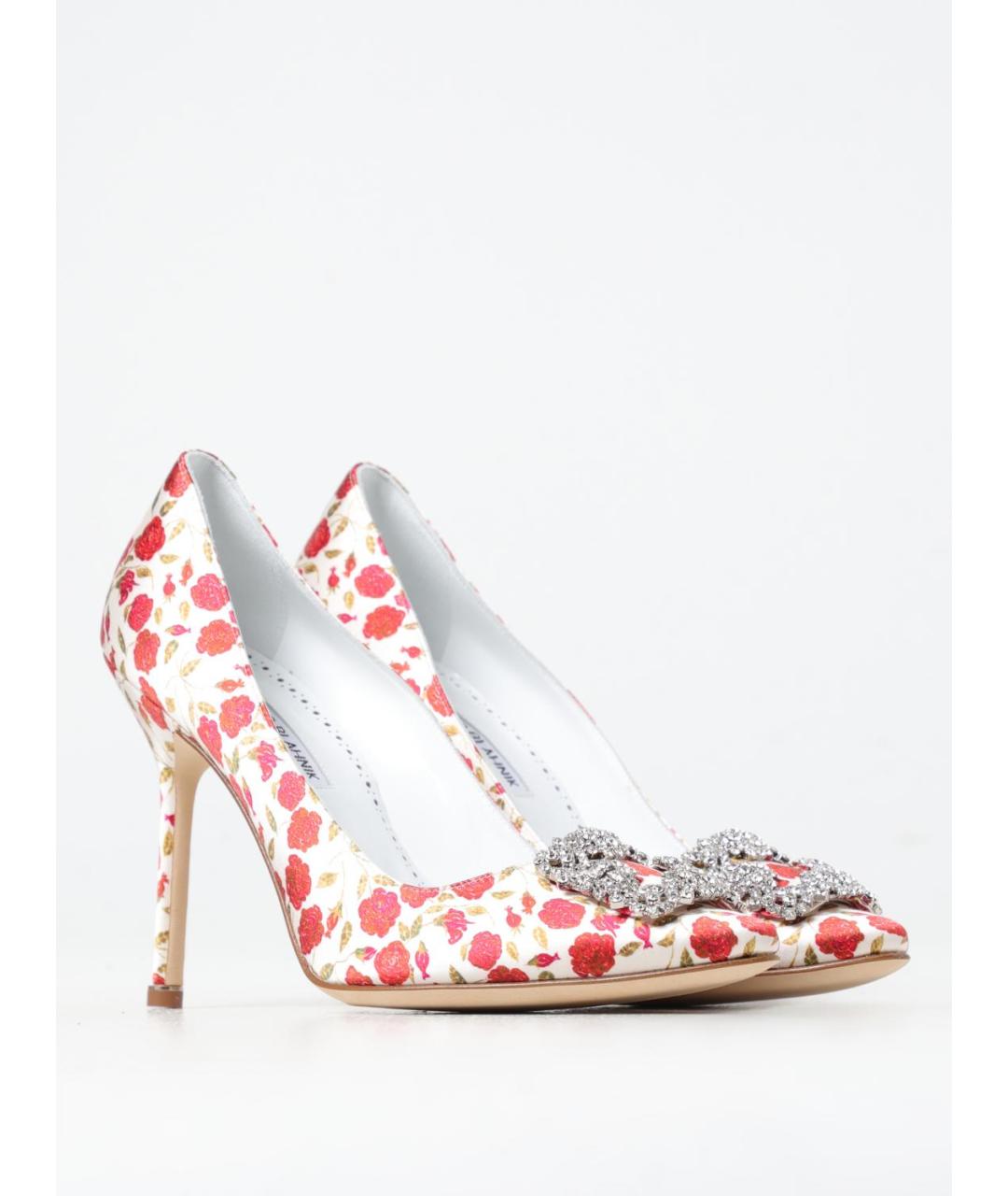 MANOLO BLAHNIK Мульти текстильные туфли, фото 2