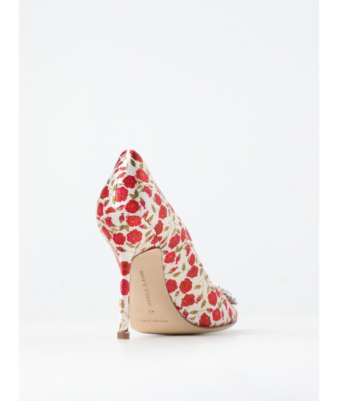 MANOLO BLAHNIK Мульти текстильные туфли, фото 3