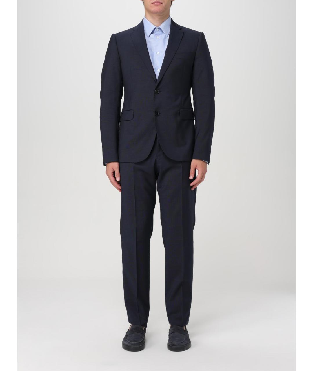 EMPORIO ARMANI Синий классический костюм, фото 7