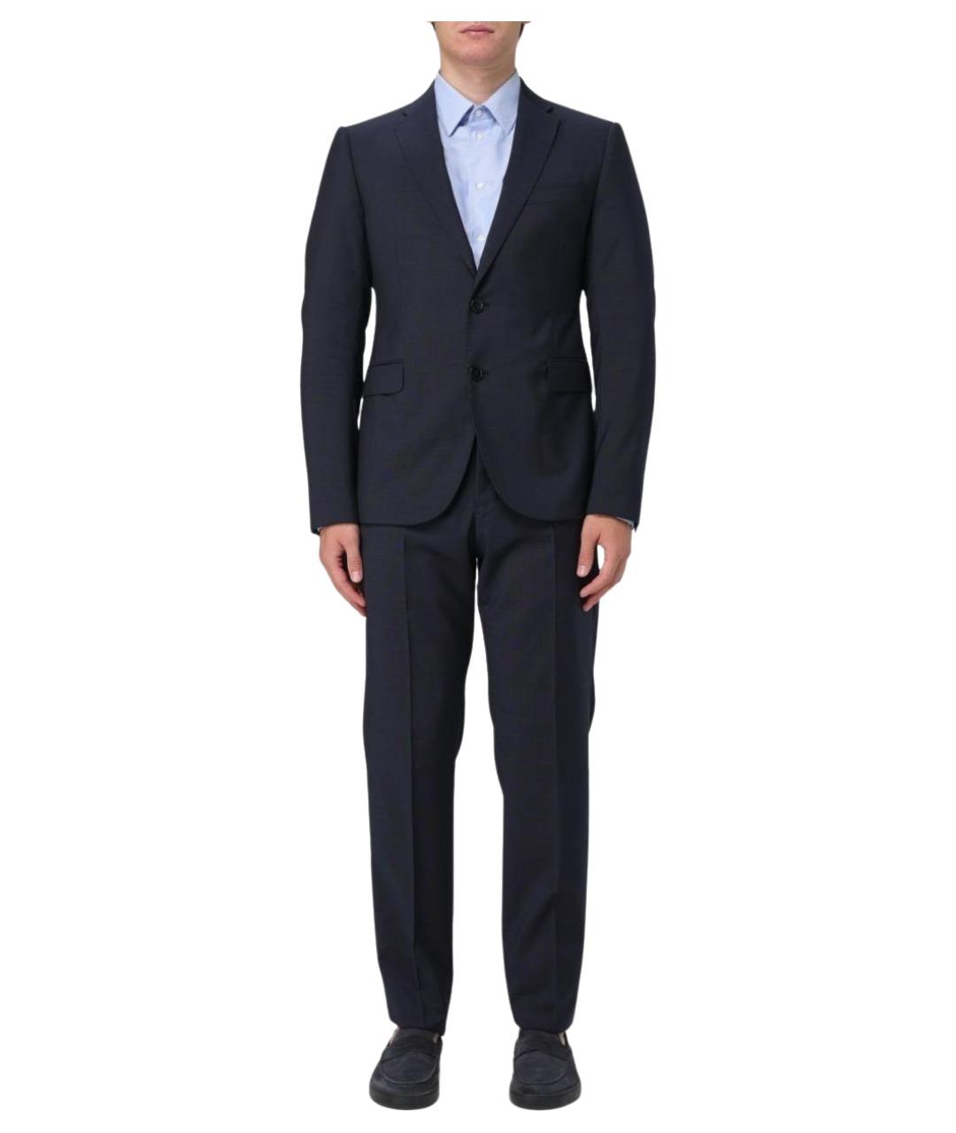 EMPORIO ARMANI Синий классический костюм, фото 1