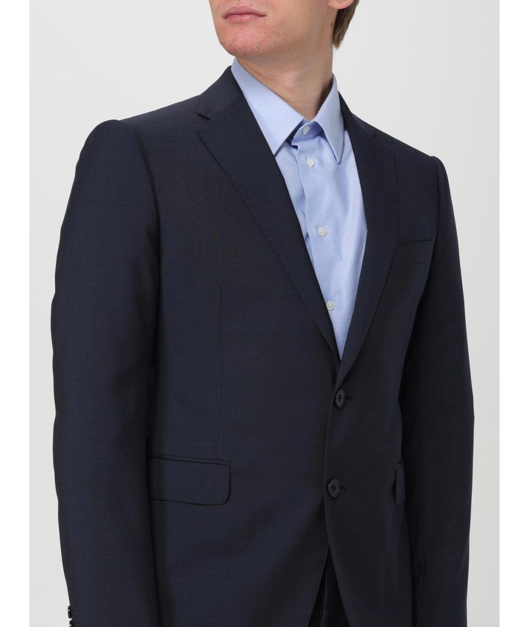 EMPORIO ARMANI Синий классический костюм, фото 5