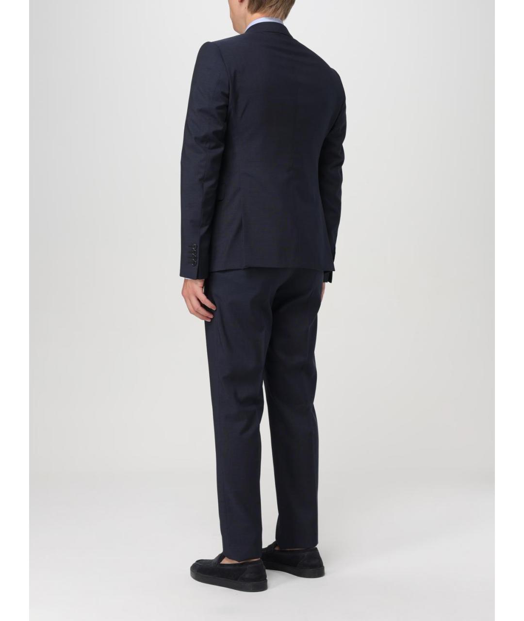 EMPORIO ARMANI Синий классический костюм, фото 3