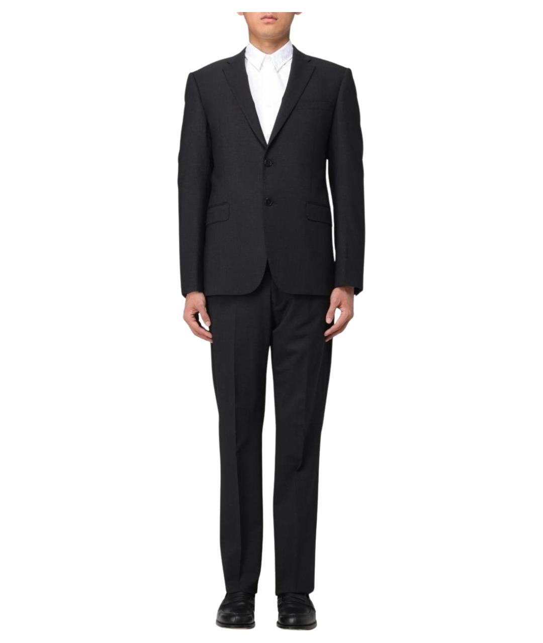 EMPORIO ARMANI Серый классический костюм, фото 1
