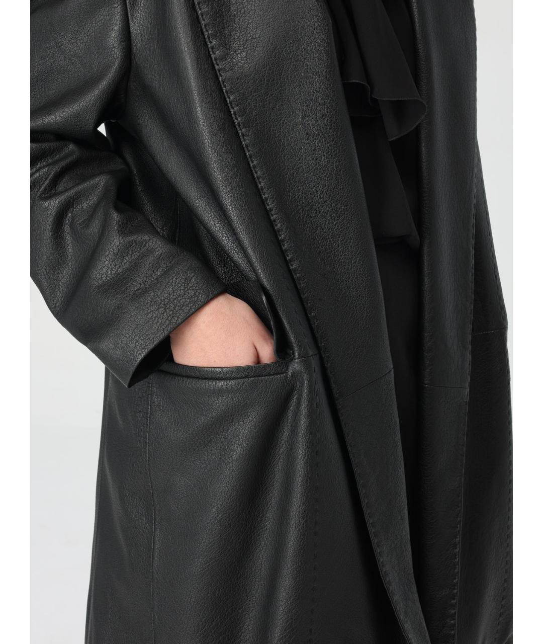 MAX MARA Черная кожаная куртка, фото 6