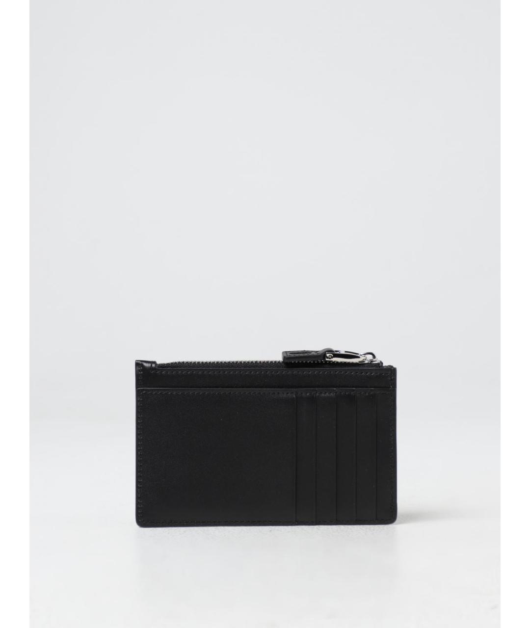 MAX MARA Черный кожаный кардхолдер, фото 2
