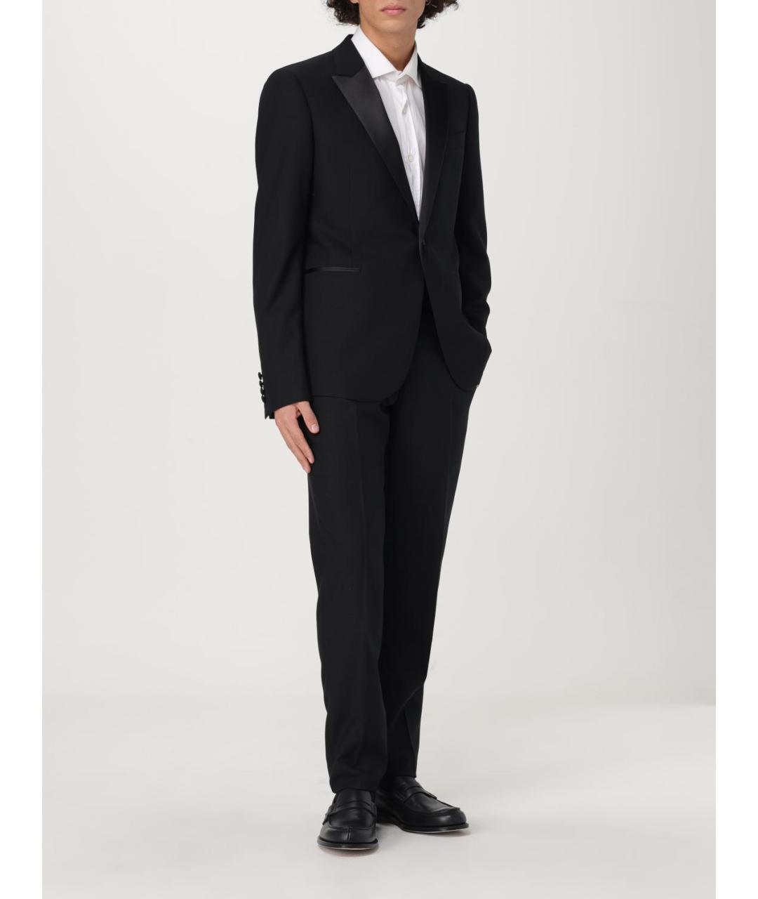 EMPORIO ARMANI Черный вечерний костюм, фото 2